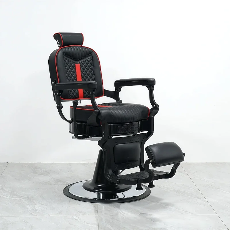 

High End Vintage Oil Head Chair Hair Salon Furniture Salon Chairs for Hair Stylist Silla Para Lashistas Commercial Furniture