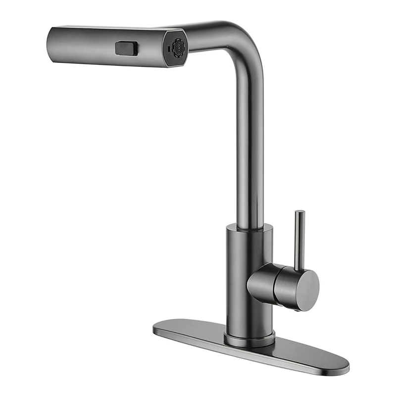 

New Design Waterfall Kitchen Faucet Mixer 360 Degree Rotation Basin Faucet Hot Cold Water Tap Sink Faucet