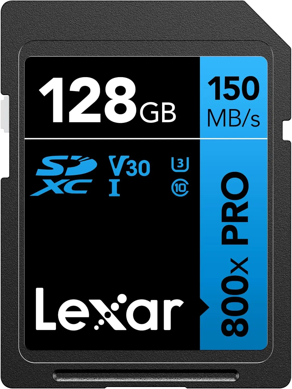 128GB High-Performance 800x PRO SD Card, UHS-I, C10, U3, V30, 4K, Up to 150MB/s Read, for Cameras & Camcorders