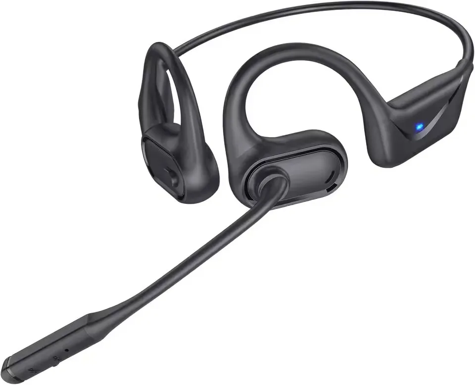 

Новые наушники открытого типа с микрофоном, легкие беспроводные Bluetooth 5.4 наушники с микрофоном, кнопкой отключения микрофона и шумоподавлением.