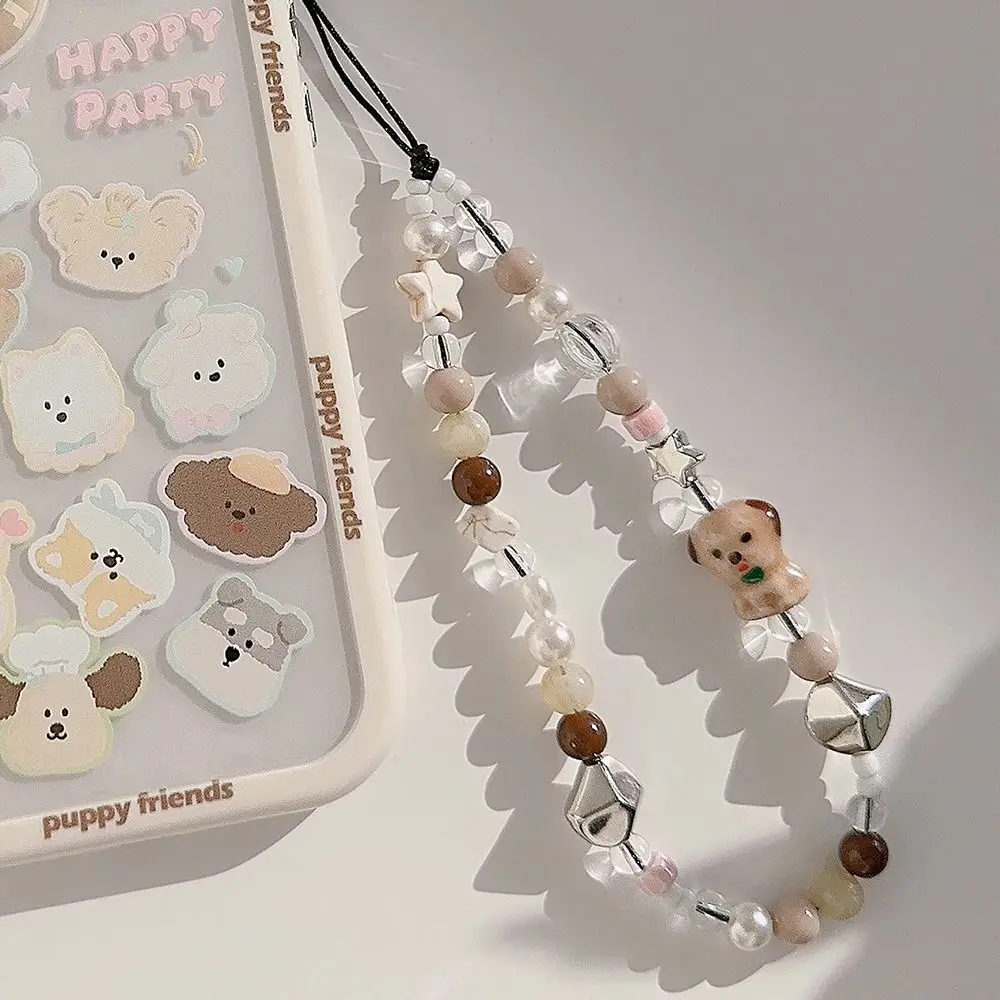 

Fashion Beaded Phone Lanyard Cute Bohemia Phone Anti-lost Rope Adjustable Phone Case Chain Straps
