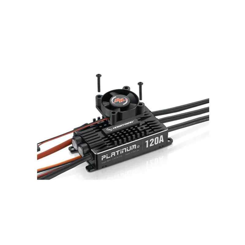 1pc Original HobbyWing Platinum V4 60A 80A 120A ESC 3S-6S for 450-480-500-550 Class Helicopter (Propeller: 325-360mm)