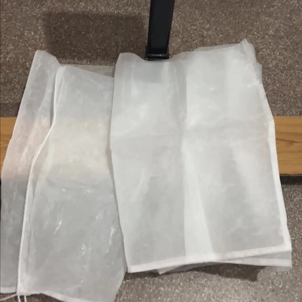 3PCS Large Anti-Insect Drawstring Mesh Bags Insect Bird Anti-fly Cured Meat Mesh Bag Protective Reusable Mesh Hanging Bags