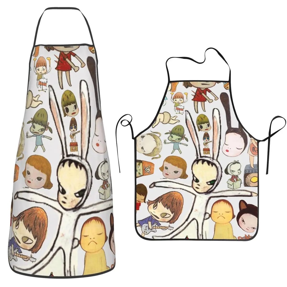 Yoshitomo Nara tablier Chef cuisine cuisson Tablier bavoir imperméable cuisine nettoyage tablier pour femmes hommes peinture