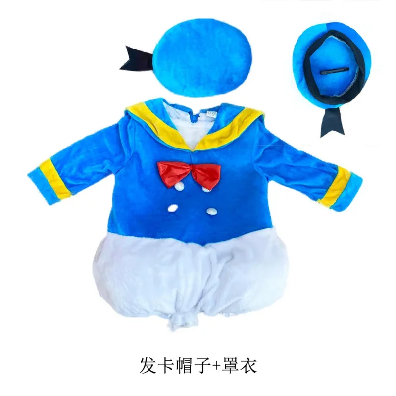 جديد 2025 بدلة تانغ لأداء الرسوم المتحركة لعيد الأطفال على شكل بطة قديمة أزياء تنكرية للعب الأدوار wrl88 z