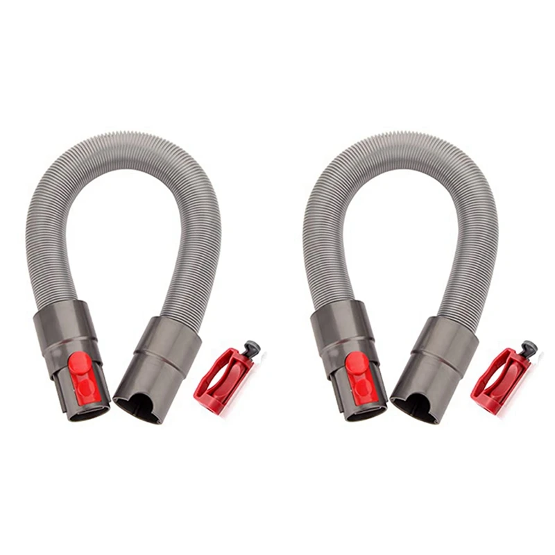 

2X Extension Hose And Trigger Lock For Dyson - Flexible Hose And Switch Holder For Dyson V15 V11 V10 V7 Vacuum Cleaner