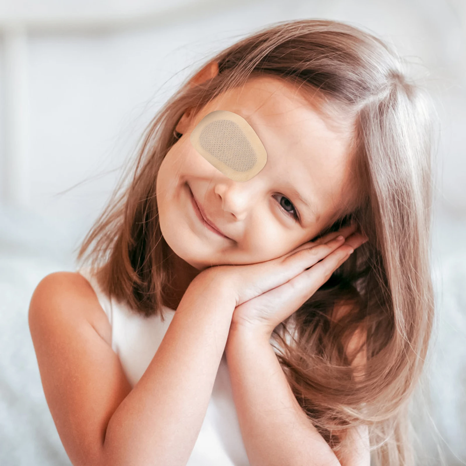 

12pcs Amblyopia For Vision Correction Comfortable Non-Woven Kids Pediatric Eye Patches Degradable Eye Patches For Children