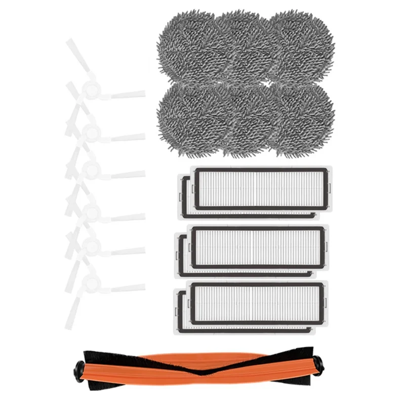 19 pezzi di ricambio per XiaoMi Mijia Pro STYTJ06ZHM Robot aspirapolvere autopulente filtro mop spazzola laterale principale