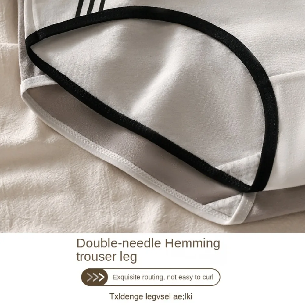 Majtki, czysta bawełna, bezszwowe, średni stan, styl japoński dla studentek.