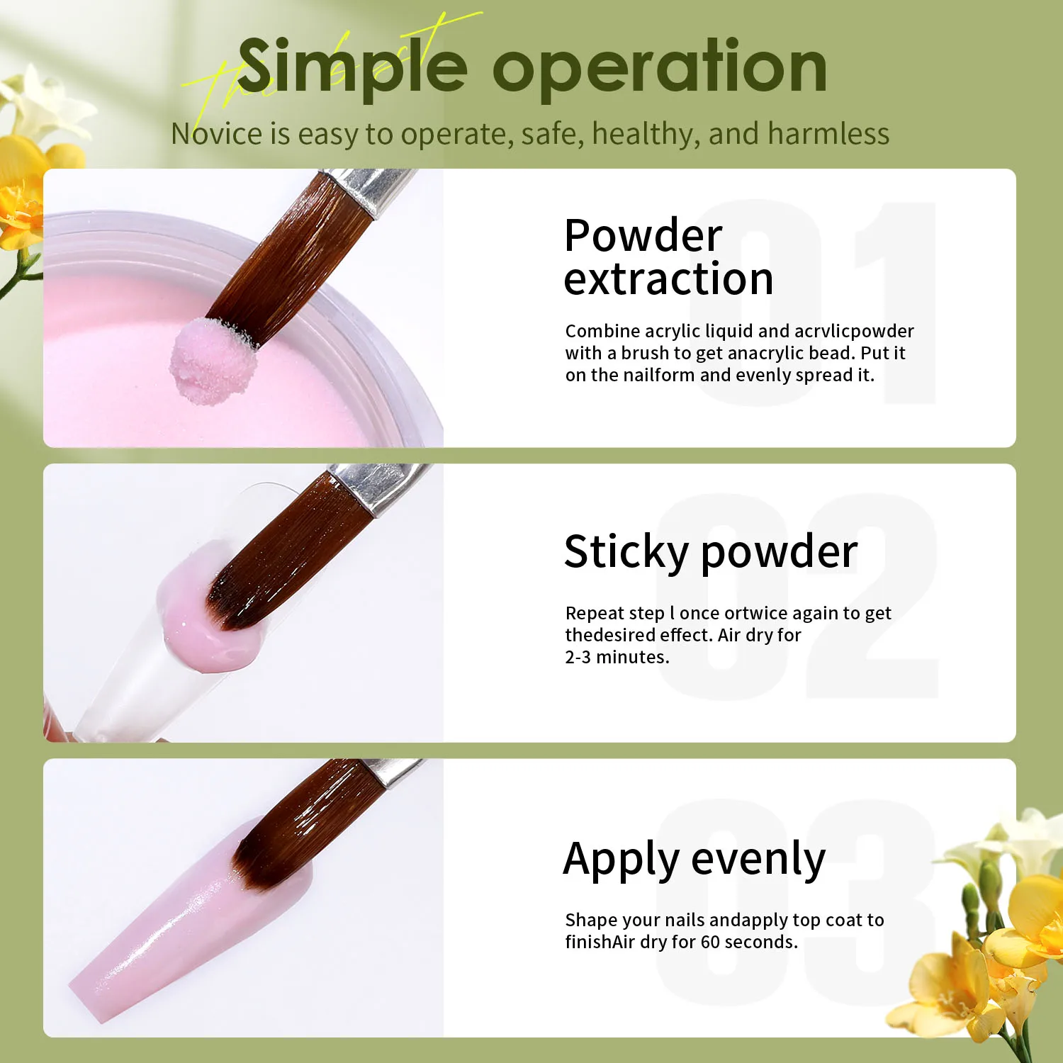 36-Farben-Acryl-Nagelpulver-Set – Premium-DIY-Kunstset für 3D-Bildhauerei und französische Erweiterungen – Schönheitsgeschenke für Frauen