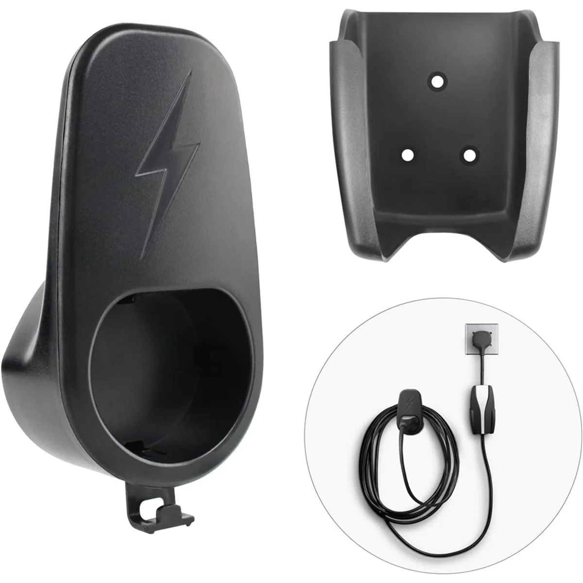 EV Charging Cable Organiser for Tesla Model 3 Y/X/S Type 2 Wall Mount Cable Holder for Charger Wallbox Charging