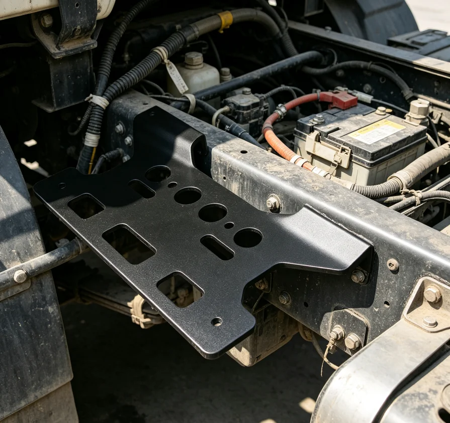 RC 1/14 Chin Fixation Bracket for Tamiya Hydraulic Excavator Loader Dump Truck for SCANIA MAN VOLVO Trailer Tipper DIY Parts