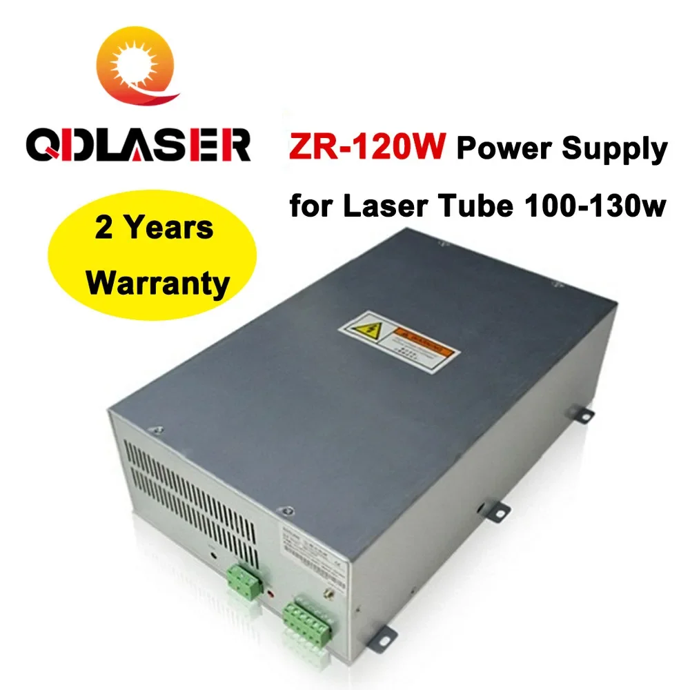 

QDLASER 120 Вт ZR-120 Вт лазерный источник питания 110/220 В для 100 Вт-130 Вт CO2 стеклянных лазерных трубок для гравировки и резки