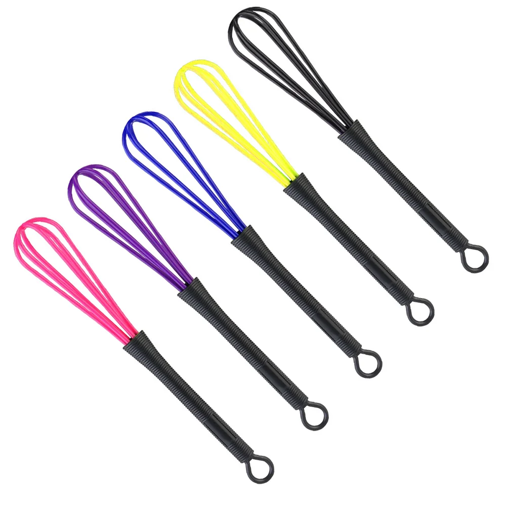 5 Pcs Portable Blender Salon Mixer Hairdresser Dye Whisk Clipper Ballon Stirrer