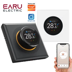Controlador de temperatura programable para el hogar, termostato con perilla inteligente, WiFi, calefacción por suelo radiante, caldera de Gas y agua, compatible con Alexa y Google Home, TUYA