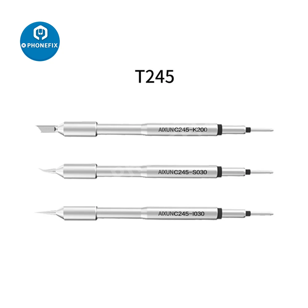 Наконечники для паяльника 3 шт./компл. T115/T210/T245 для JCID AiXun T3A T3B, умный цифровой дисплей, наконечник для паяльной станции, сварочная головка