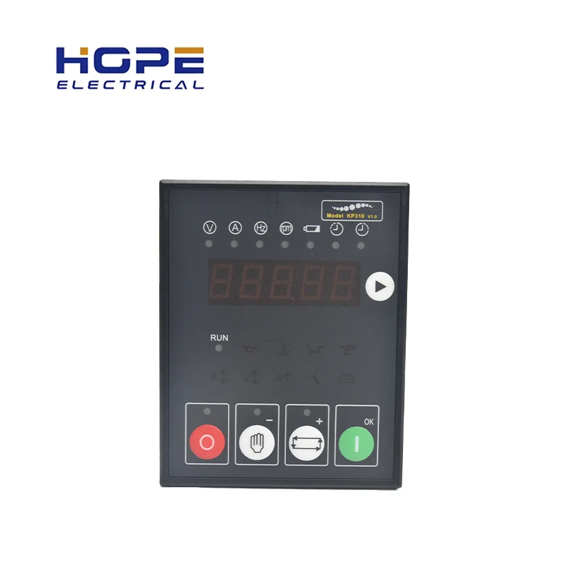 

Kipor KP310V1.0 Diesel Generator Module Remote Start and Stop Control Genset LED Digital Display Panel KP310 V1.0