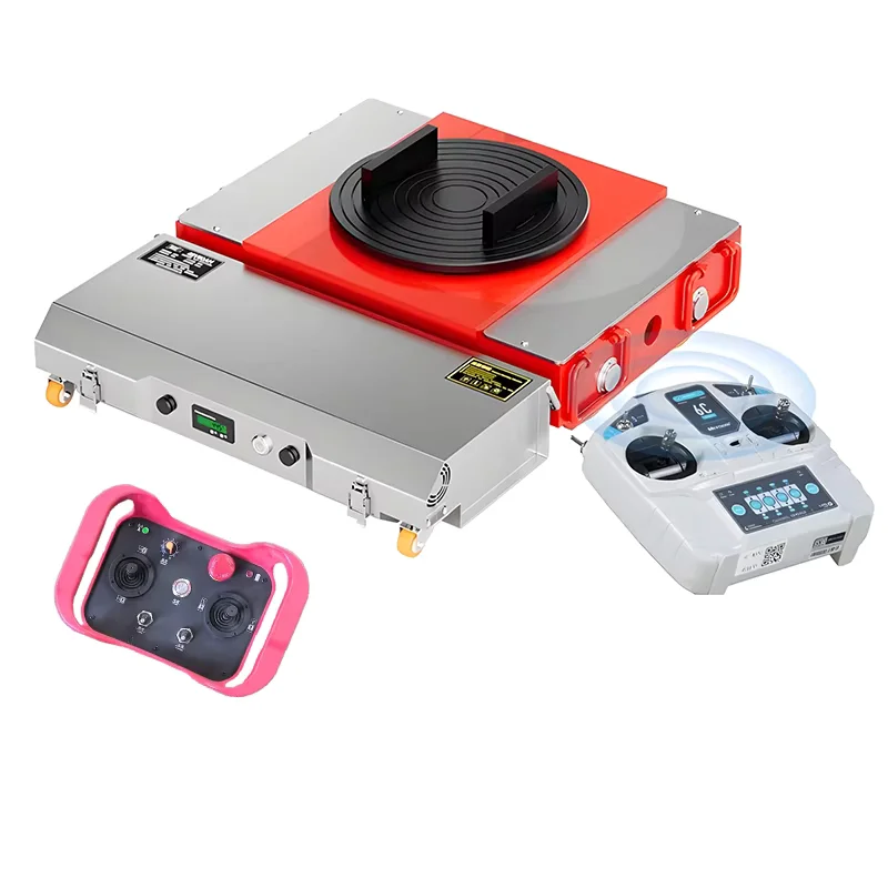 Electric Walking Board on Wheels 30T/50T Remote Control Heavy Equipment Skates Steel Frame Tools Transportation