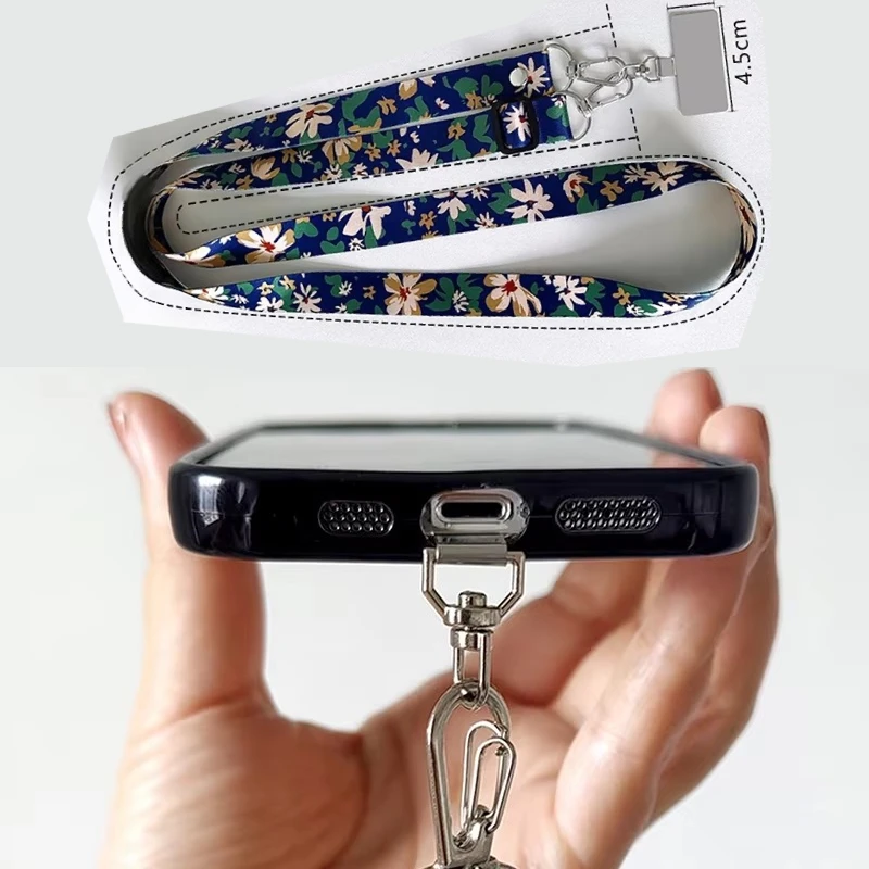 

Регулируемый ремешок для мобильного телефона через плечо в стиле ретро с защитой от потери и универсальными шейными ремнями для чехла для мобильных телефонов