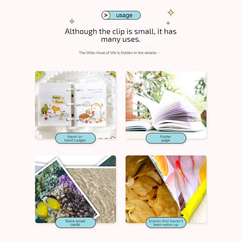 Clip Funny Test Paper Monster Classification Office Stationery Stationery Storage