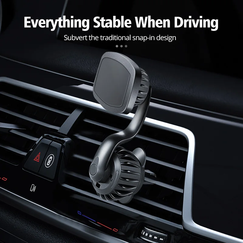 Auto Halterung Auto Telefon Halter Mit Multifunktionale 360 Grad Rotierenden Luftauslass Magnetische Schnalle Typ Auto Telefon Halter Steht – Detail 3