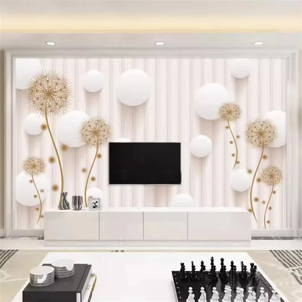 New Chinese style TV background wall paper bedroom peony American retro 3d wallpaper bedroom living room custom mural