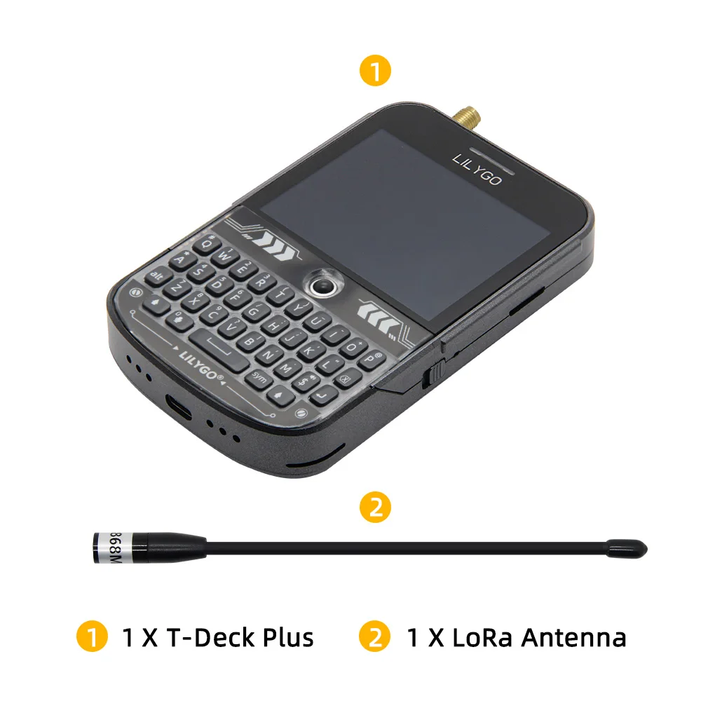 LILYGO® T-Deck Plus ESP32-S3 lora entwicklungs board lorawan geringer strom verbrauch fern kommunikation drahtloses modul 3
