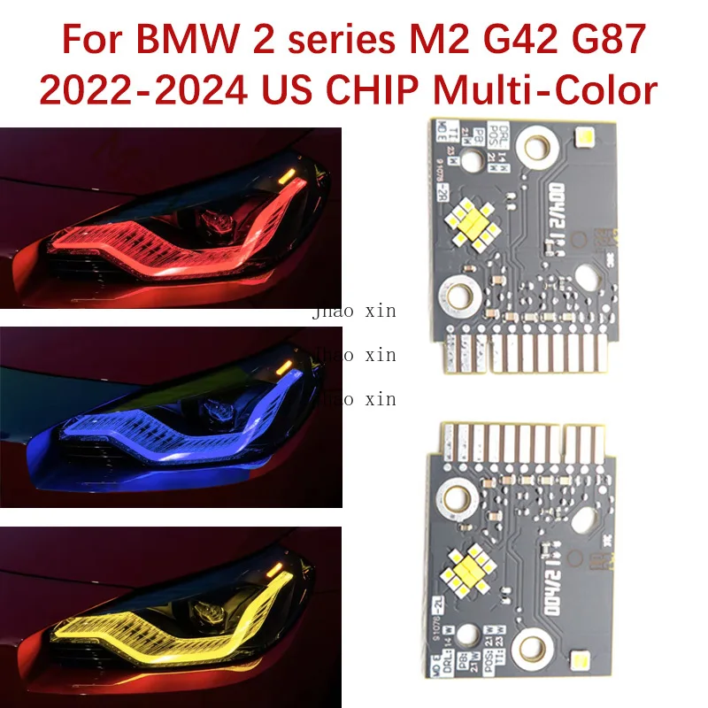 

Turn Signal Ballast Module Chip Suitable For BMW 2 Series M2 G42 G87 Multicolor 22-2024 US Version Angel Eye Car Headlight CHIP