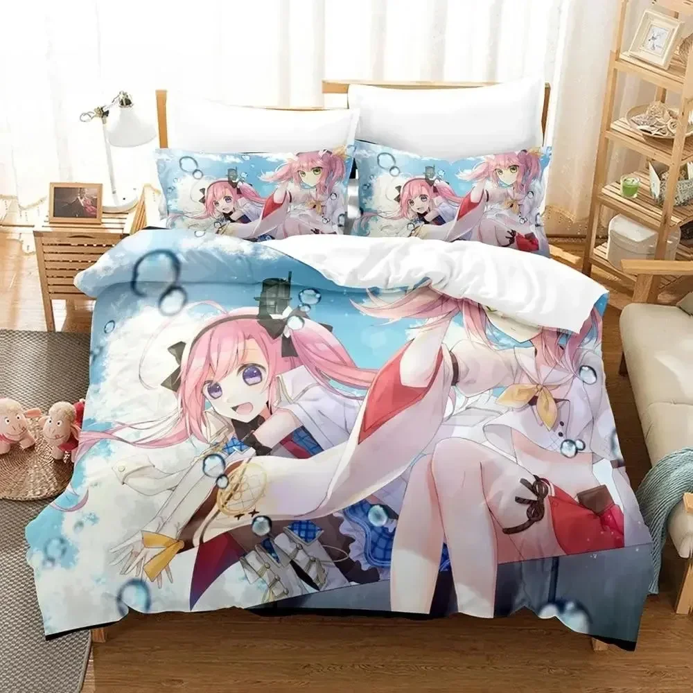 

Anime - Azur Lane 3D Bedding Set Single Twin Full Queen King Size Bed Set Adult Kid Bedroom Duvetcover Sets bed sheet set