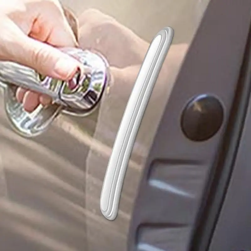 4Pcs Car Door Edge Protector Strip Trim Guard Seal Auto Automobile Door Anti Collision Protection For Trucks Sedans