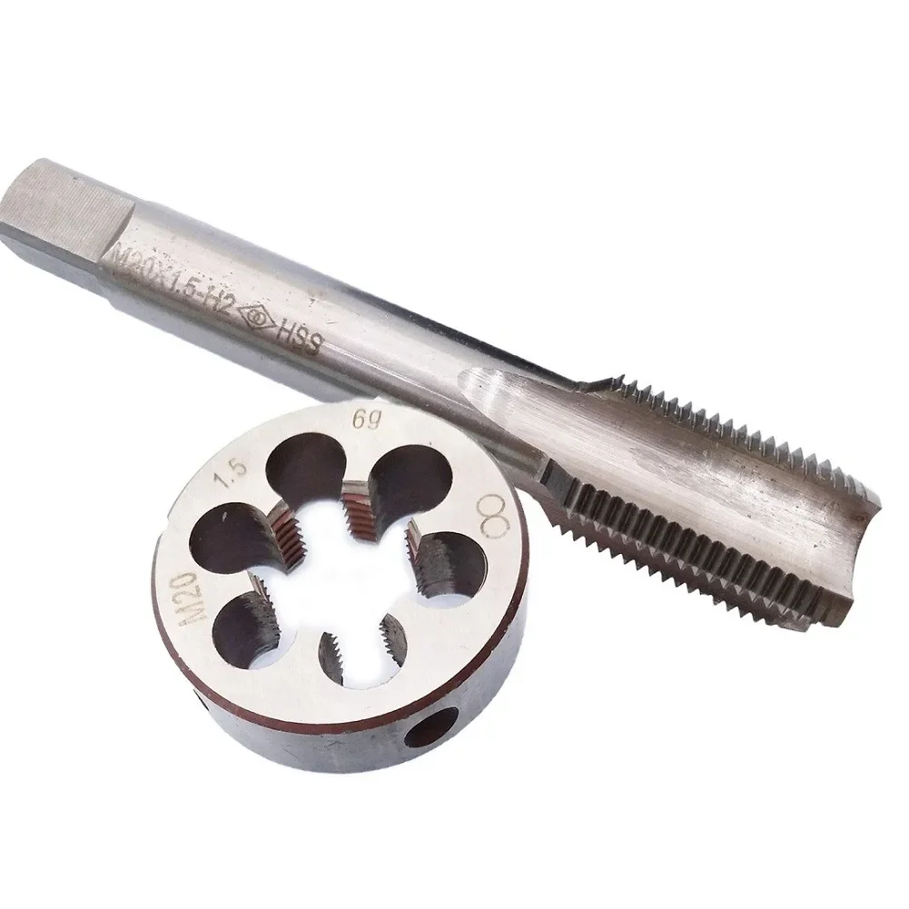 오른손잡이용 탭 앤 다이 메트릭 스레드, 고속 스틸 M20 X 1.5mm