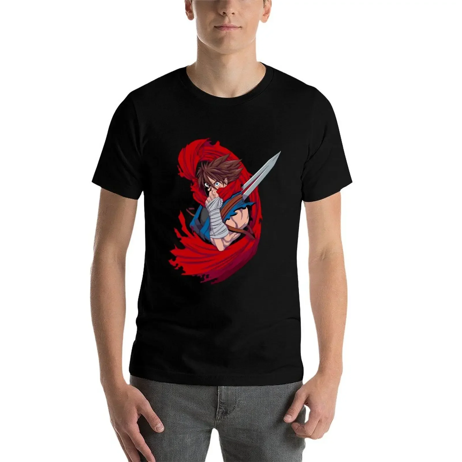 Strider Hiryu T-Shirt puste koszulki z grafiką do koszykówki koszulka z krótkim rękawem ubrania anime t shirty dla mężczyzn paczka