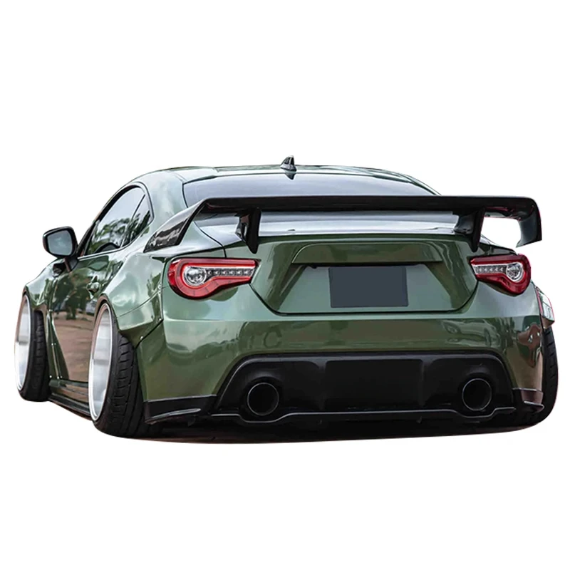 

New Carbon Fiber Double-layer Rear Spoiler Car Pressed Wing Tail Fin Modification Factory Direct Hot Sale Spoiler