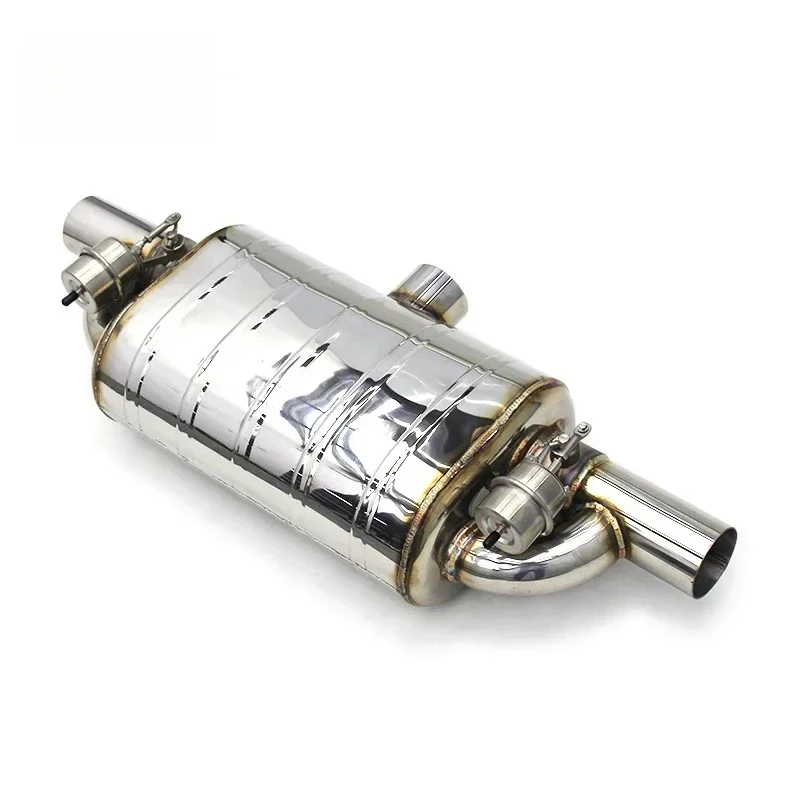 Universal Stainless Steel Exhaust Pipe, Muffler for Various Models, Auto Exhaust System, High Quality