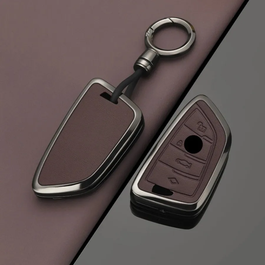 Legierung Auto Schlüssel Fall Abdeckung Shell Fob Für BMW 1 3 5 7 Serie X1 X3 X4 X5 F10 F15 F16 F20 F30 F18 F25 M3 M4 E34 Schlüsselbund