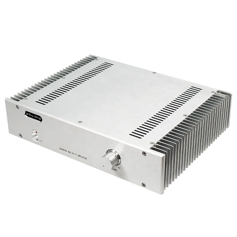 

BRZHIFI 933 Audio Class AB Amplifier Stereo Amplifier Aluminum Alloy Chassis 2-channel Home Theater Hifi Desktop Speaker System