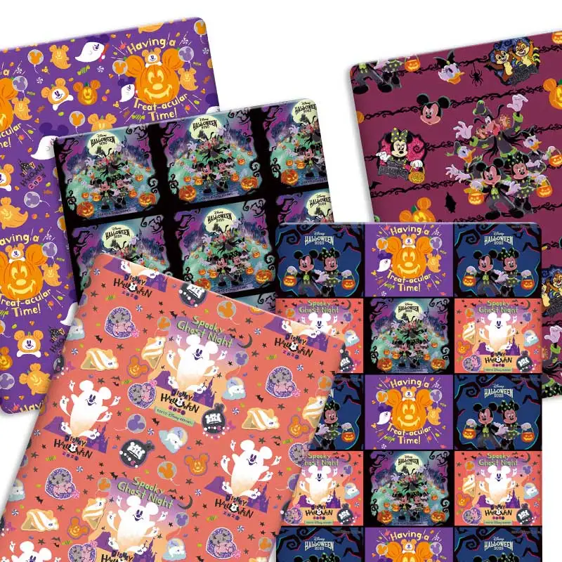 

Disney fabric 140x50CM Cartoon cotton fabric Patchwork Tissue Kid Home Textile Sewing Doll Dress Curtain Polyester cotton Fabric