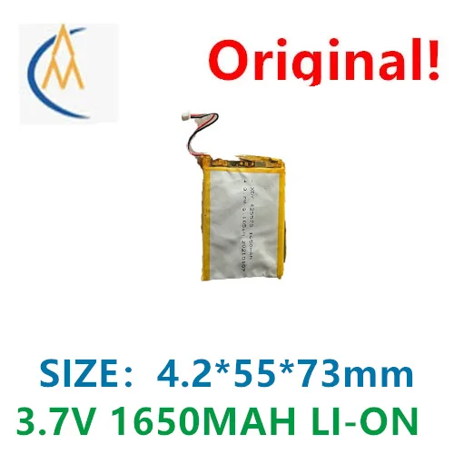 buy more will cheap Original genuine 425573 lithium rechargeable battery 1650MAH 3.7V strong light with cable capacity of 1.25