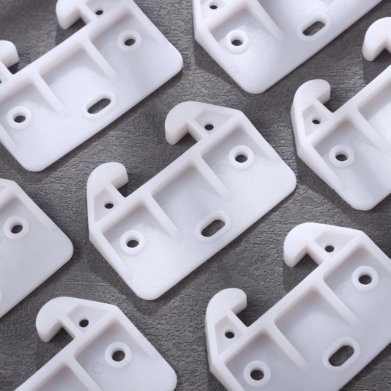 10 Pcs Plastic Drawer Track Guide Rail Slides for Dresser Kitchen Closet Furniture Replacement Hardware Easy Install