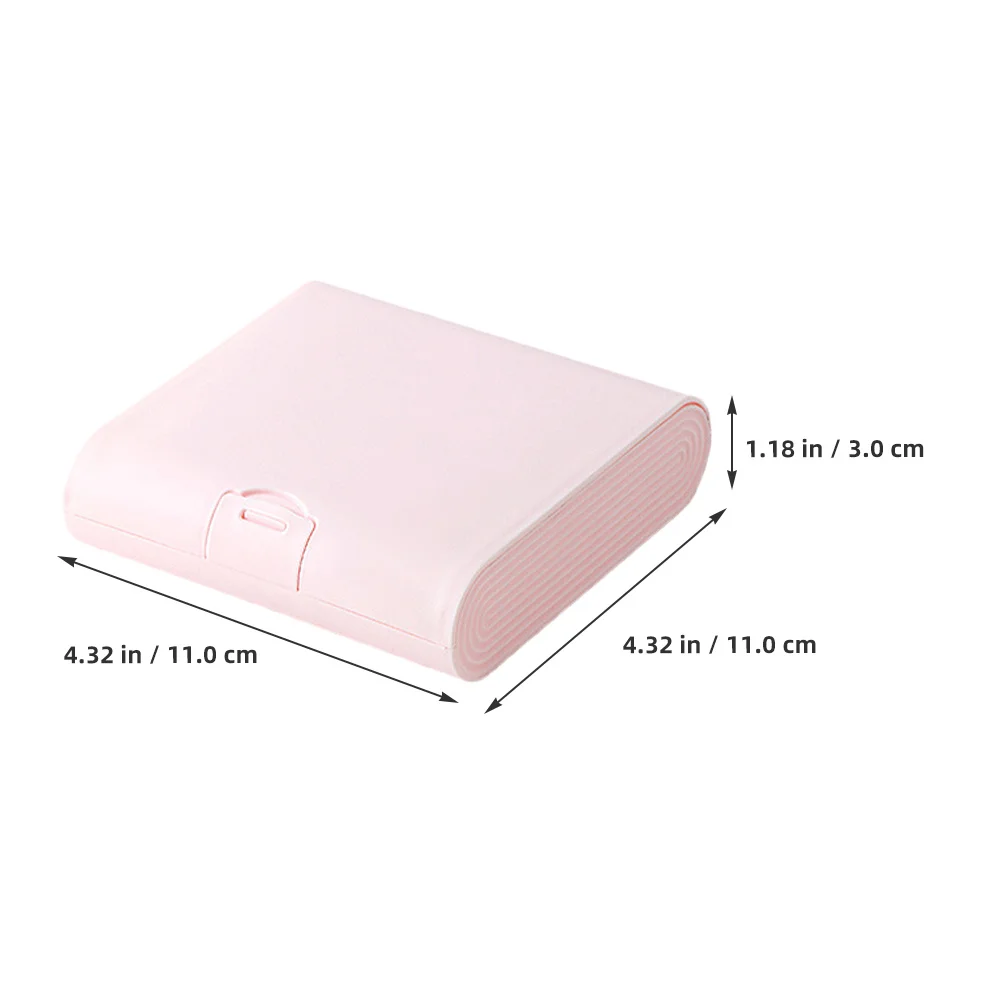 

4Pcs Portable Travel Organizer Storage Box for Change Jewelry Data Cables Earphones PP Case Storage Boxes Watch Holder