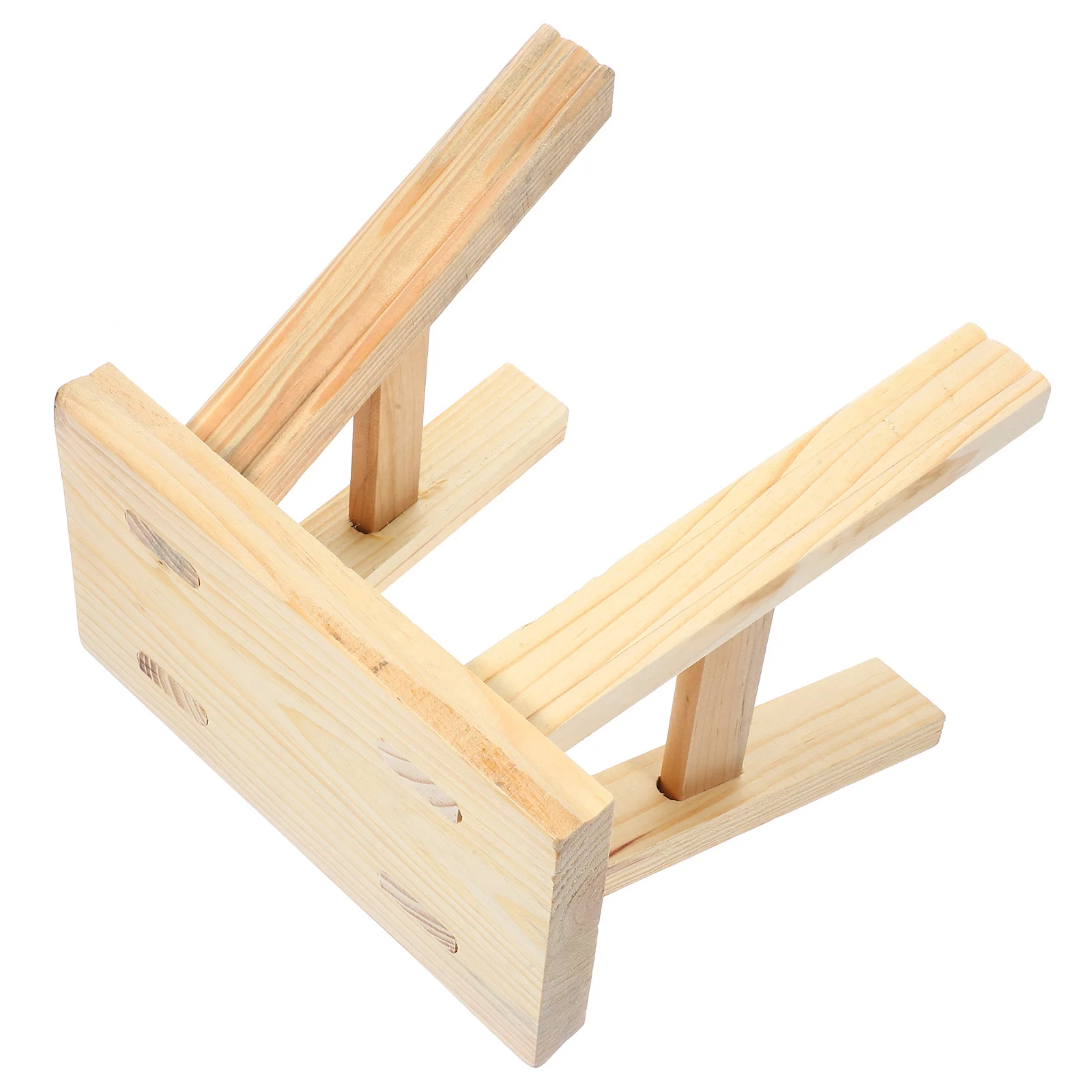 Bedpan The Bench Child Footrest Footstool Wooden Kitchen Step Bathroom for Toddler