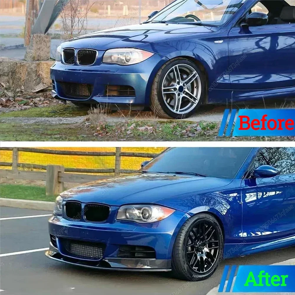 Front Bumper Lip Splitter Diffuser Spoiler Protector Surround Bodykits For BMW 1 Series E82 E88 M-Sport Coupe / Cabrio 2007-2014