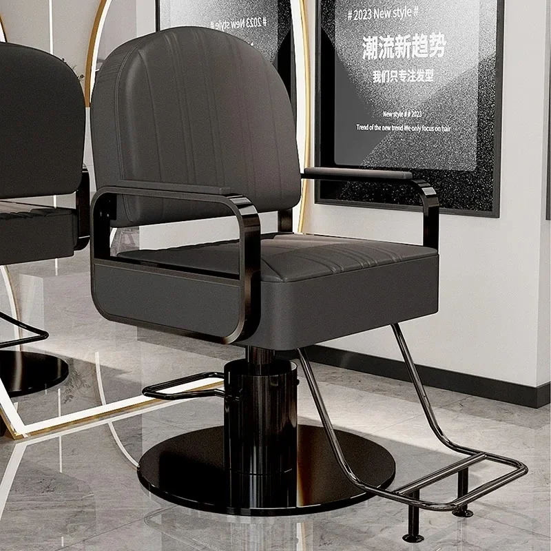 

Professional Swivel Salon Chair Luxury Classic Commercial Modern Chair Accessories Ergonomic Sofa De Barberia Salon Furniture