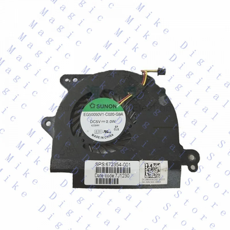 

Охлаждающий вентилятор UU для HP Folio 13 13-1000 13-2000 EG50050V1-C020-G9A 672354-001