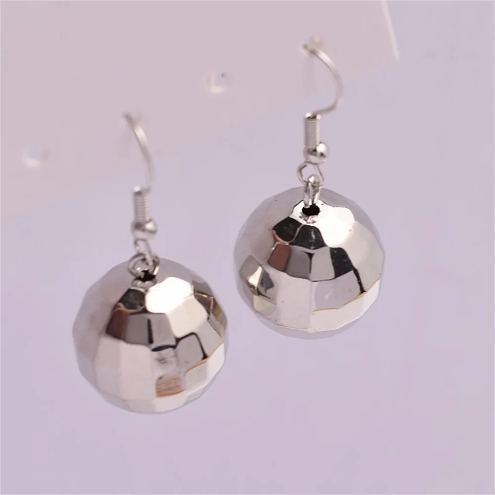 Fashion Section Disco Ball Ear Hook Round Dazzle The Reception Festivals Revelry Party Prom Metal Dangle Earrings For Women