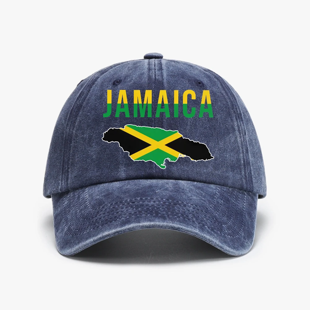 Jamaica Flag Baseball Cap Men Women's Sports Adjustable Adult Dad Hat Summer Fashion Outdoor Washed cowboy Caps