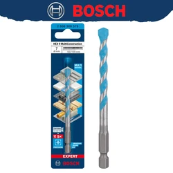 BOSCH 2608900579 EXPERT HEX-9 Multi Construction Drill Bit 7mm 100mm For Concrete Soft Tiles High Hardness Twist Drill