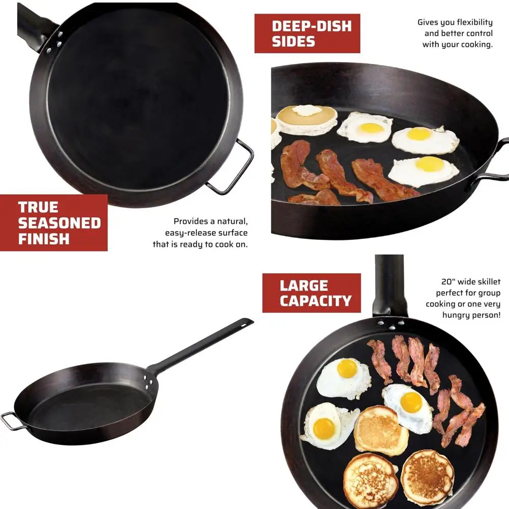 

20-сантиметровая сковорода Lumberjack из закаленной стали