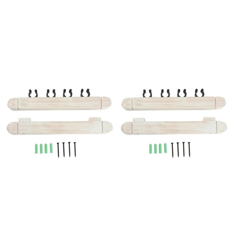 

2 пары 4 стеллажа для бильярда, держатель для бильярдного стика, настенное крепление, зажим для стержней для бильярдного стола, аксессуары для бильярда