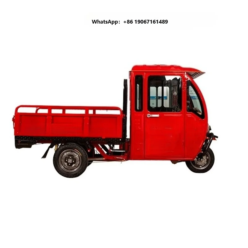 Adults Electric Tricycle  60V 1000W Electric Tricycle with Enclosed Cabin for Cargo xyl